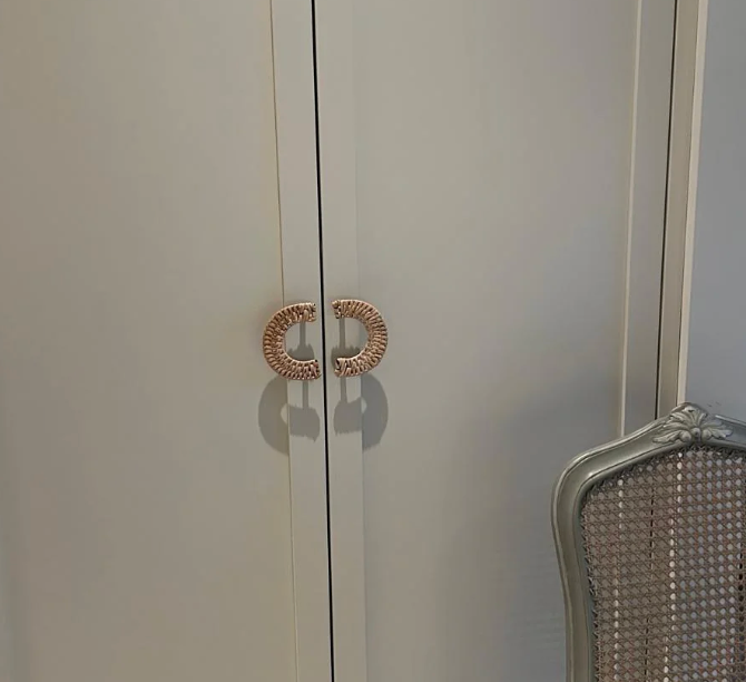 Kastgreep halfrond rotan