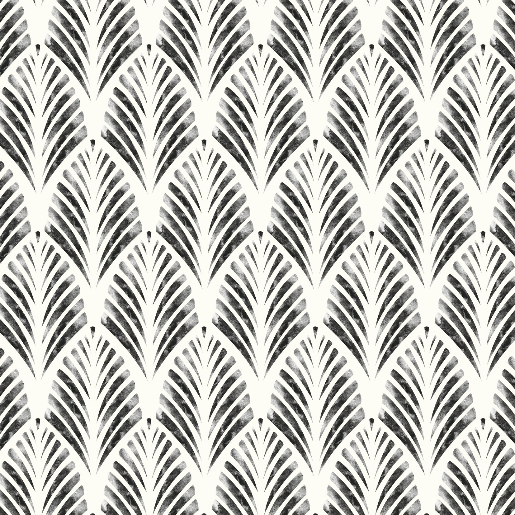 Isabelle Watercolour Leaves Wallpaper