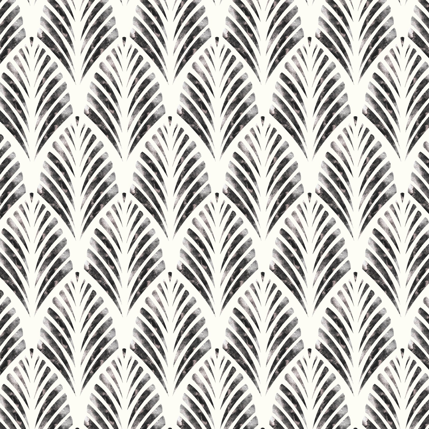 Isabelle Watercolour Leaves Wallpaper