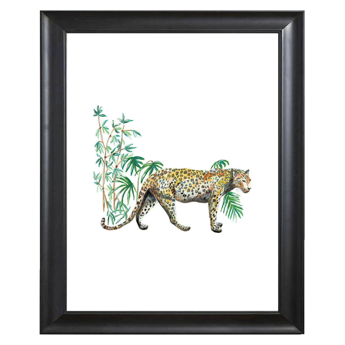 Art print jungle tiger