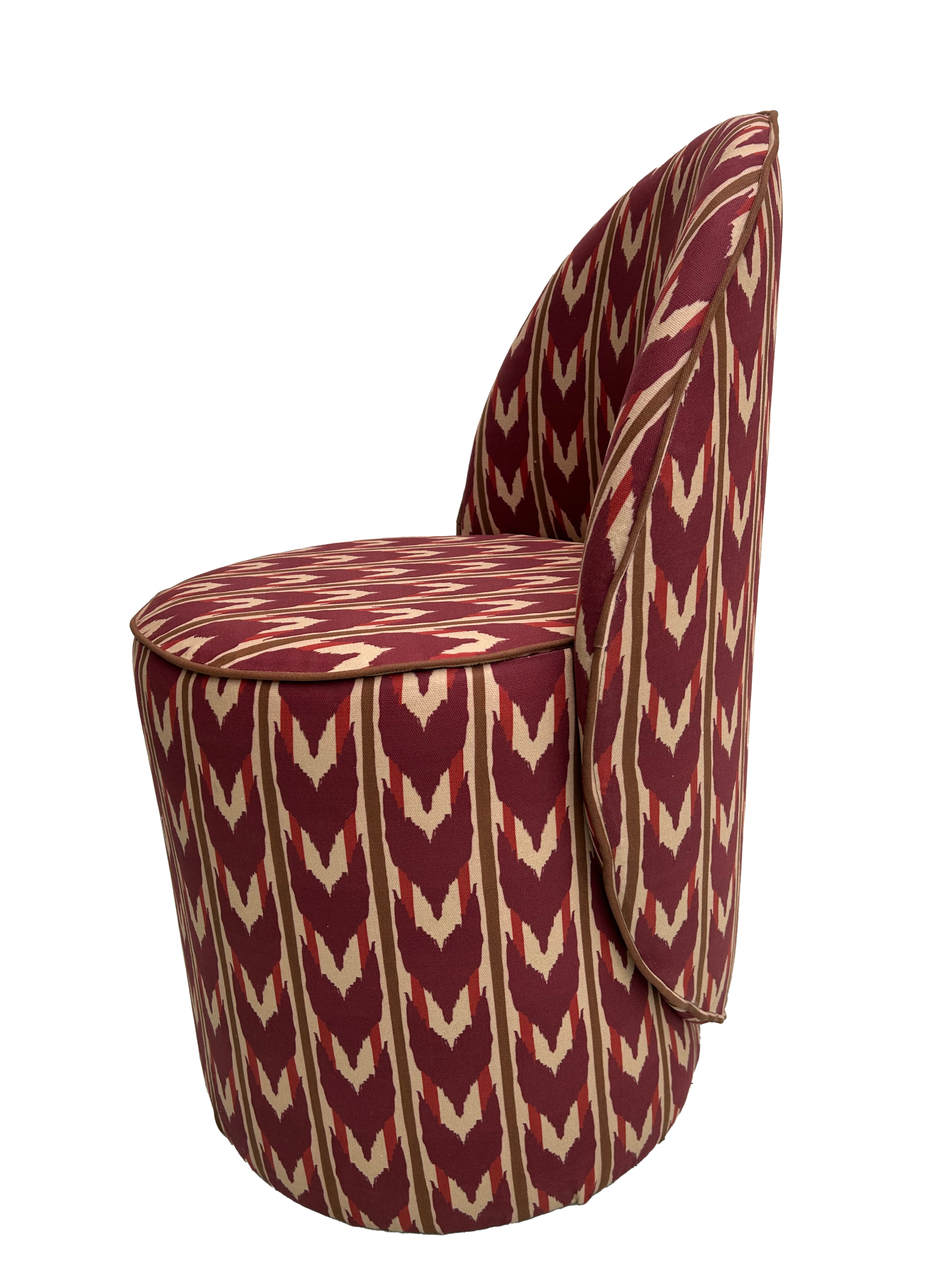 Poef met leuning Maison Artisan Ikat