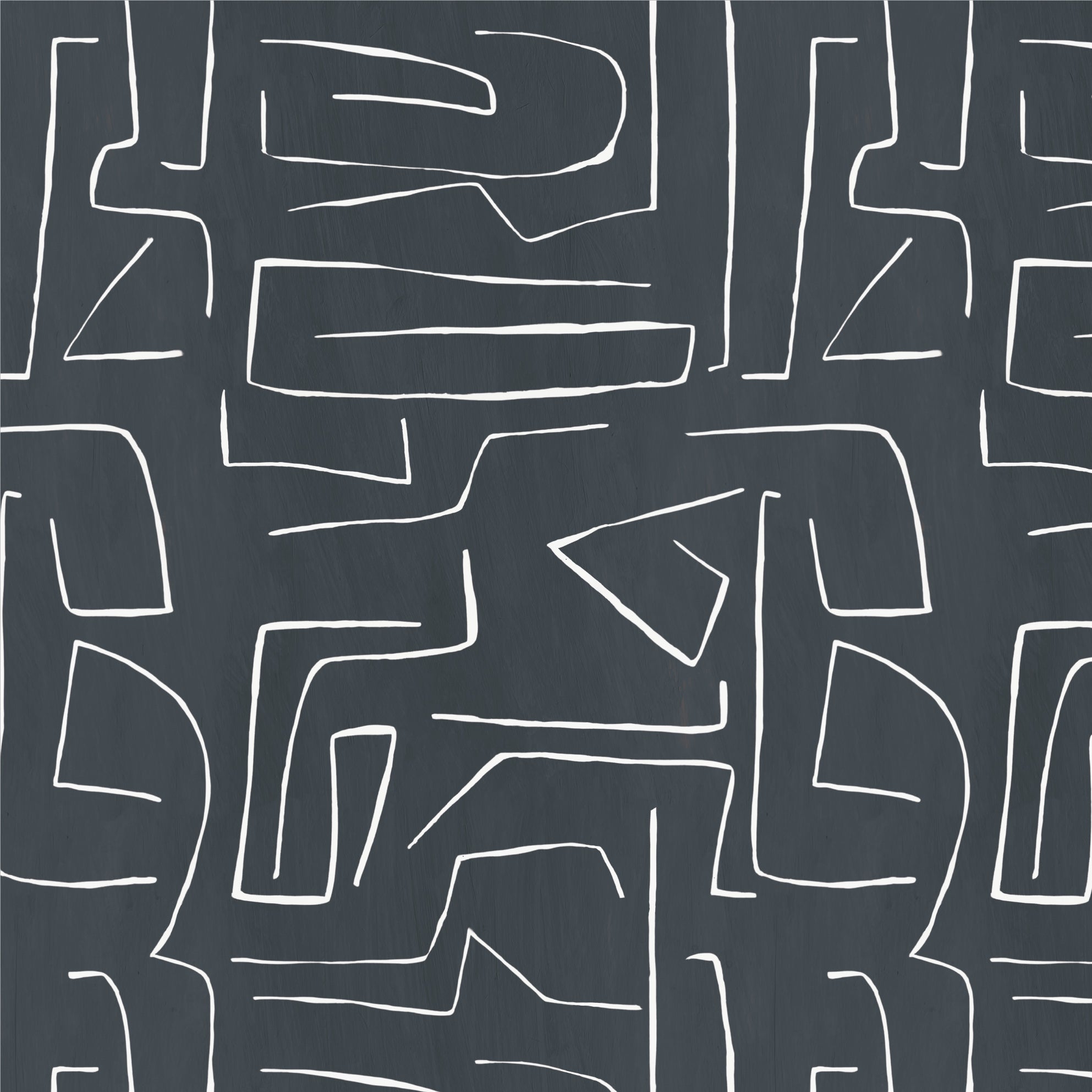 Behang Curvy Waves