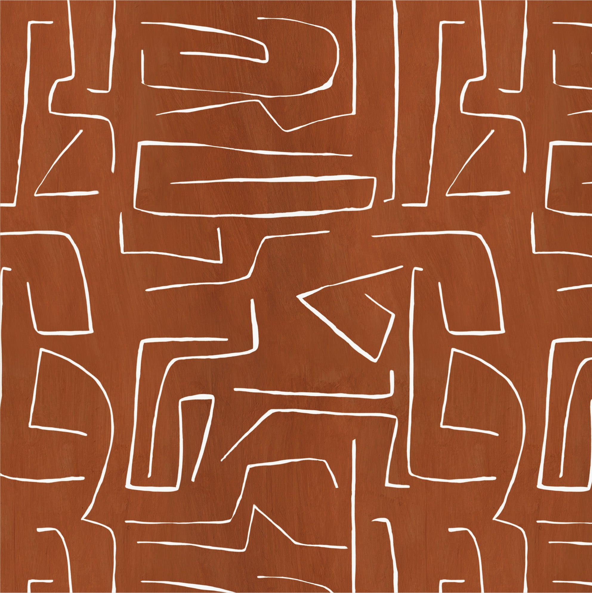 Behang Curvy Waves