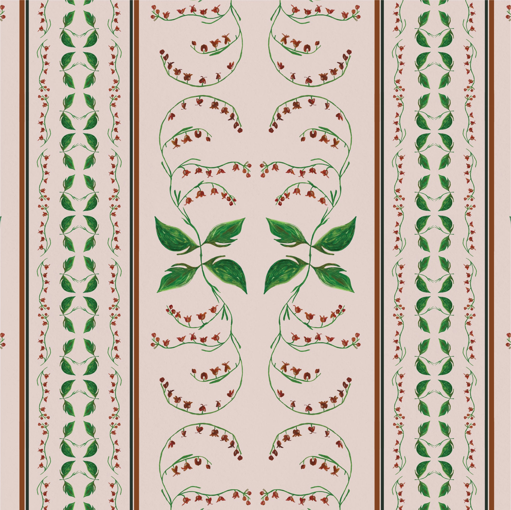Behang Floral Vintage