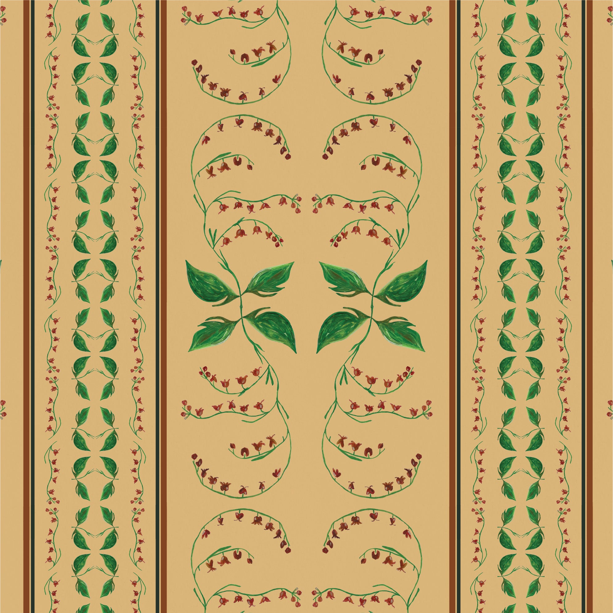Behang Floral Vintage