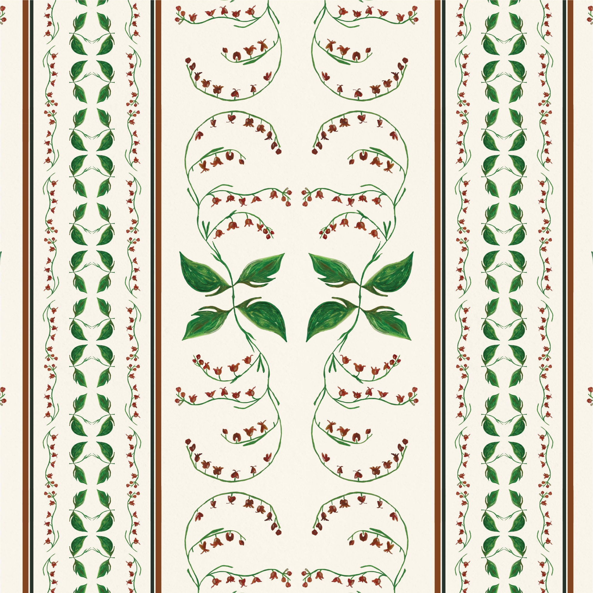 Behang Floral Vintage