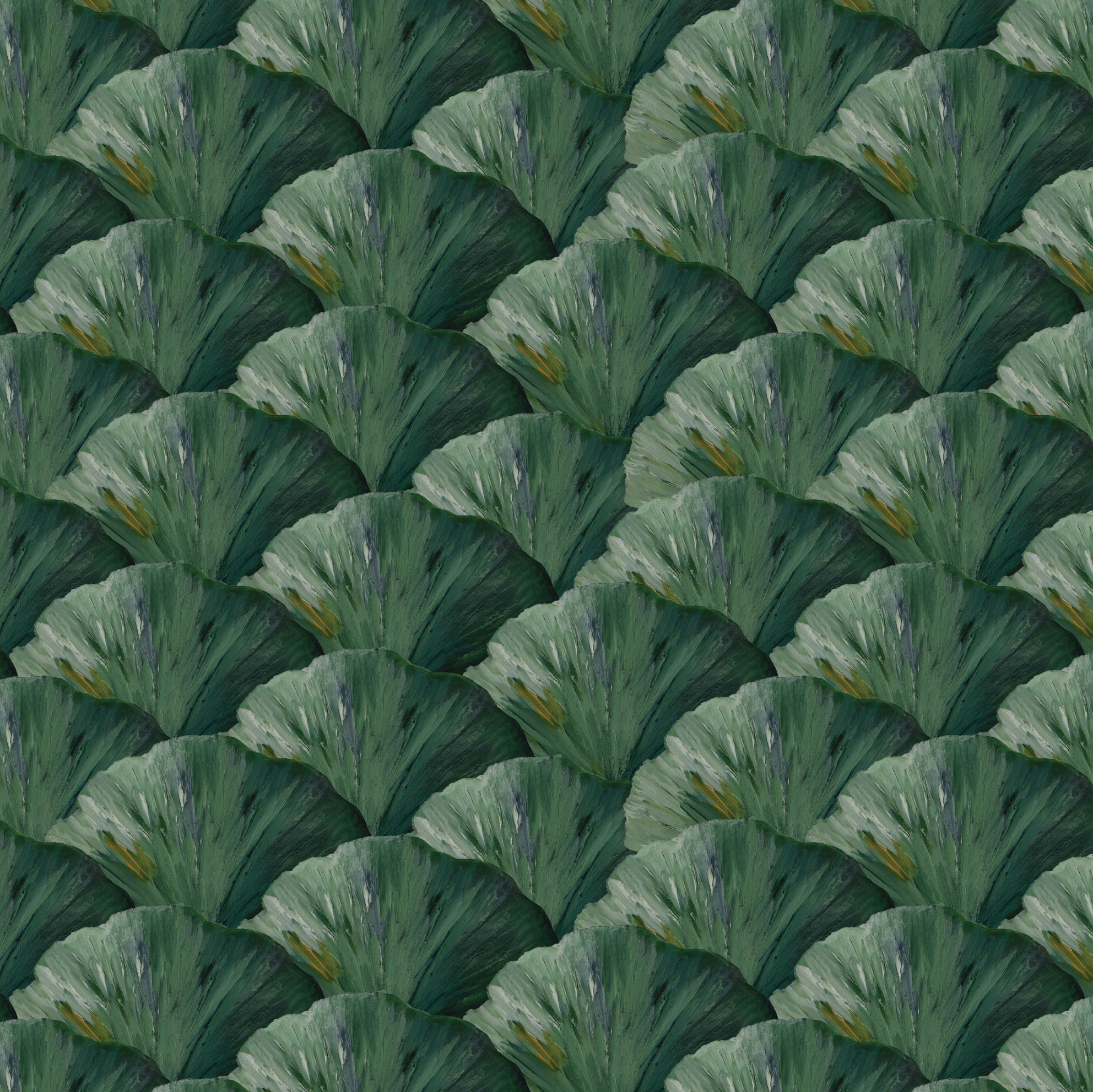 Behang Ginkgo Leaves