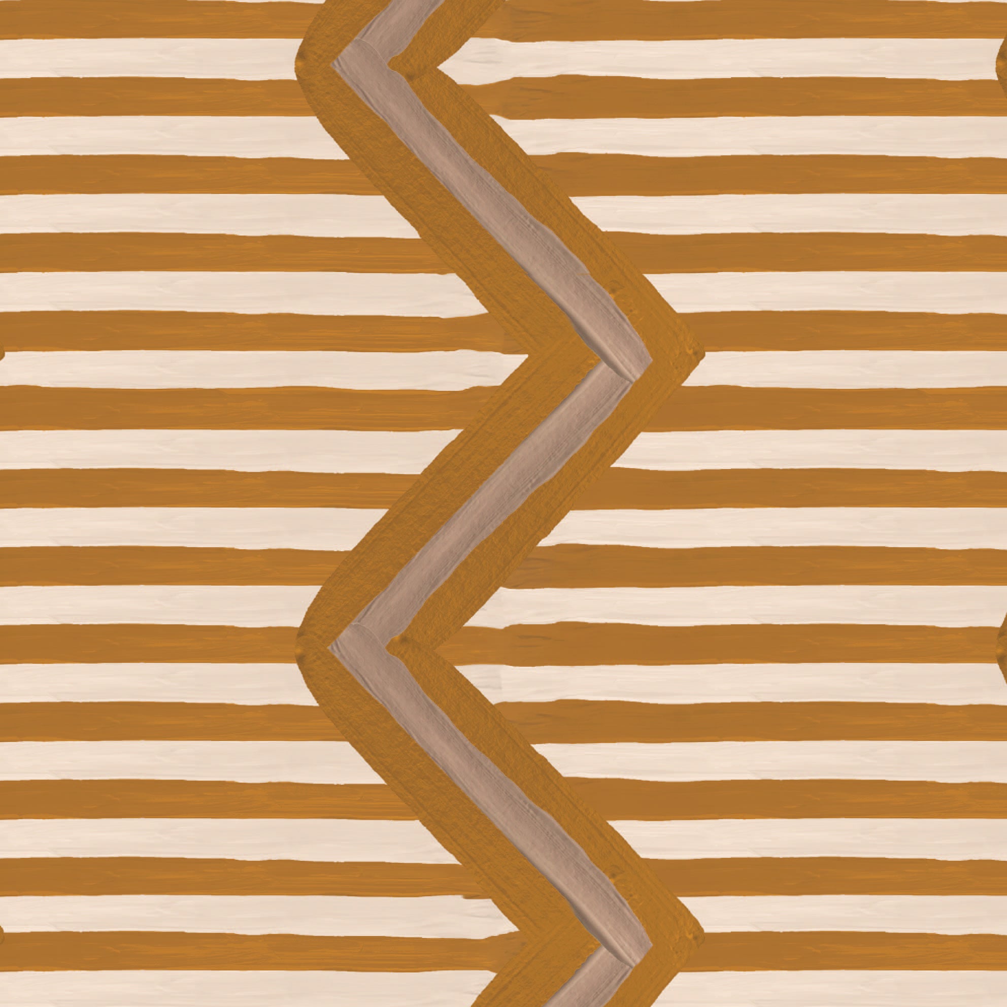 Behang Ikat Oez Zigzag