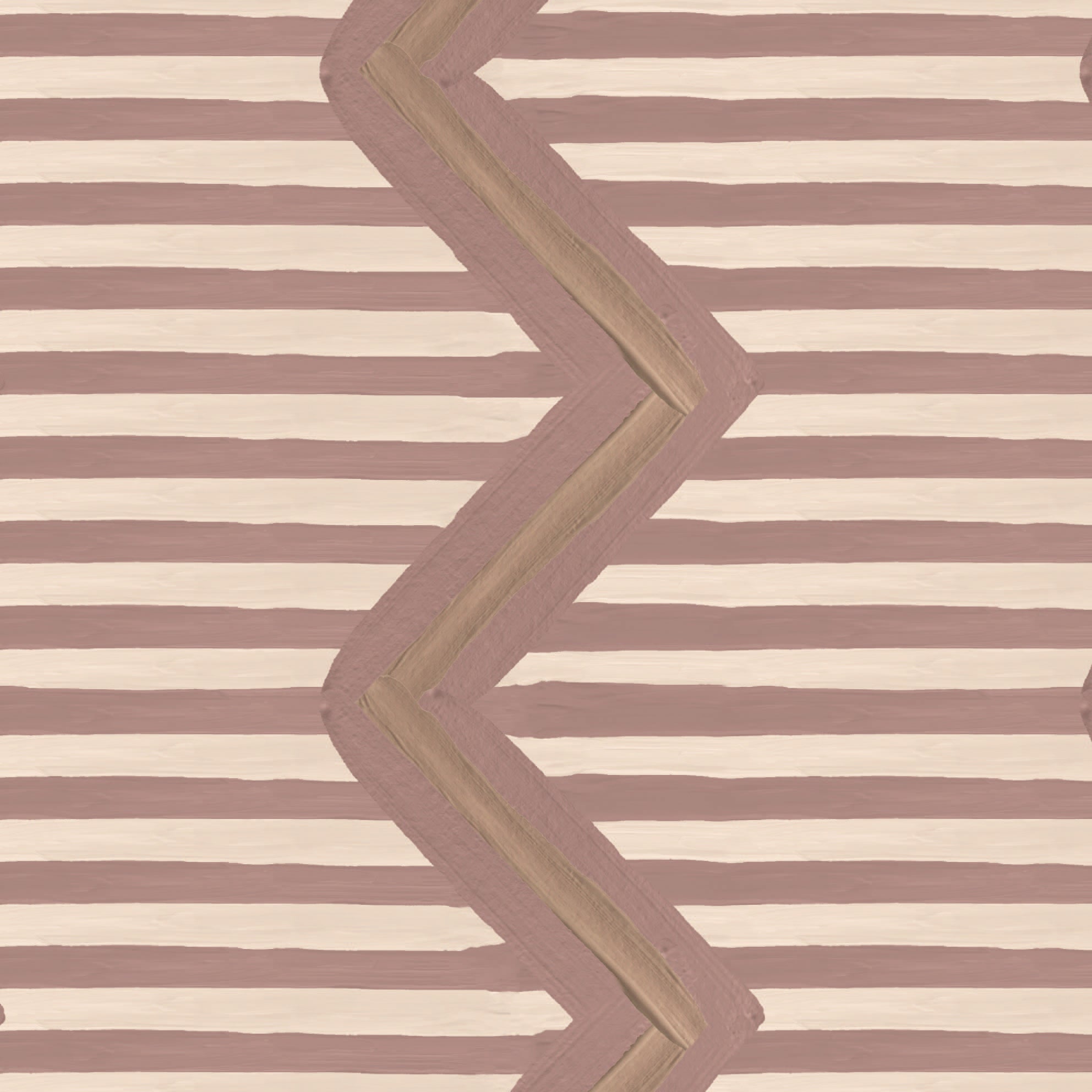 Behang Ikat Oez Zigzag