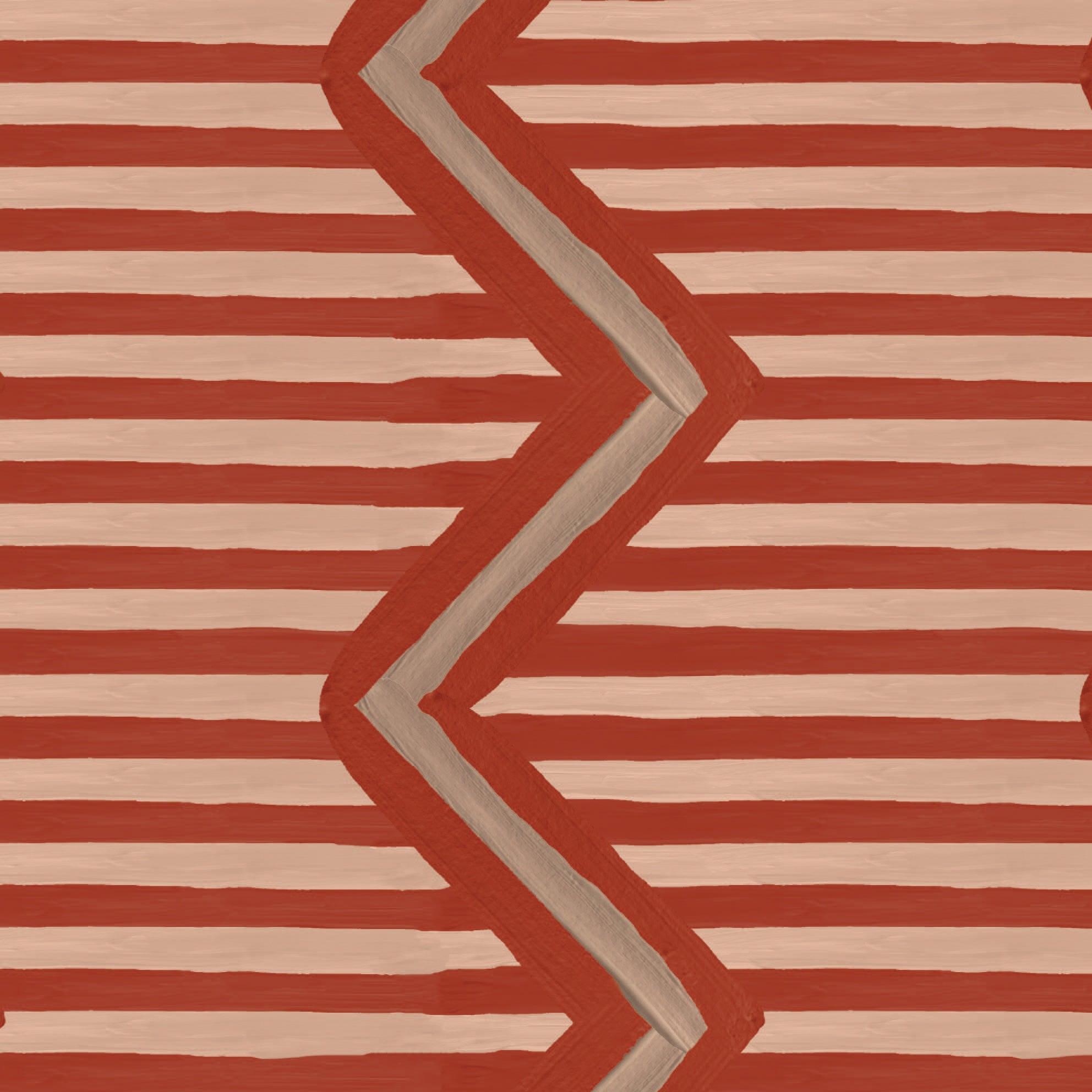 Behang Ikat Oez Zigzag