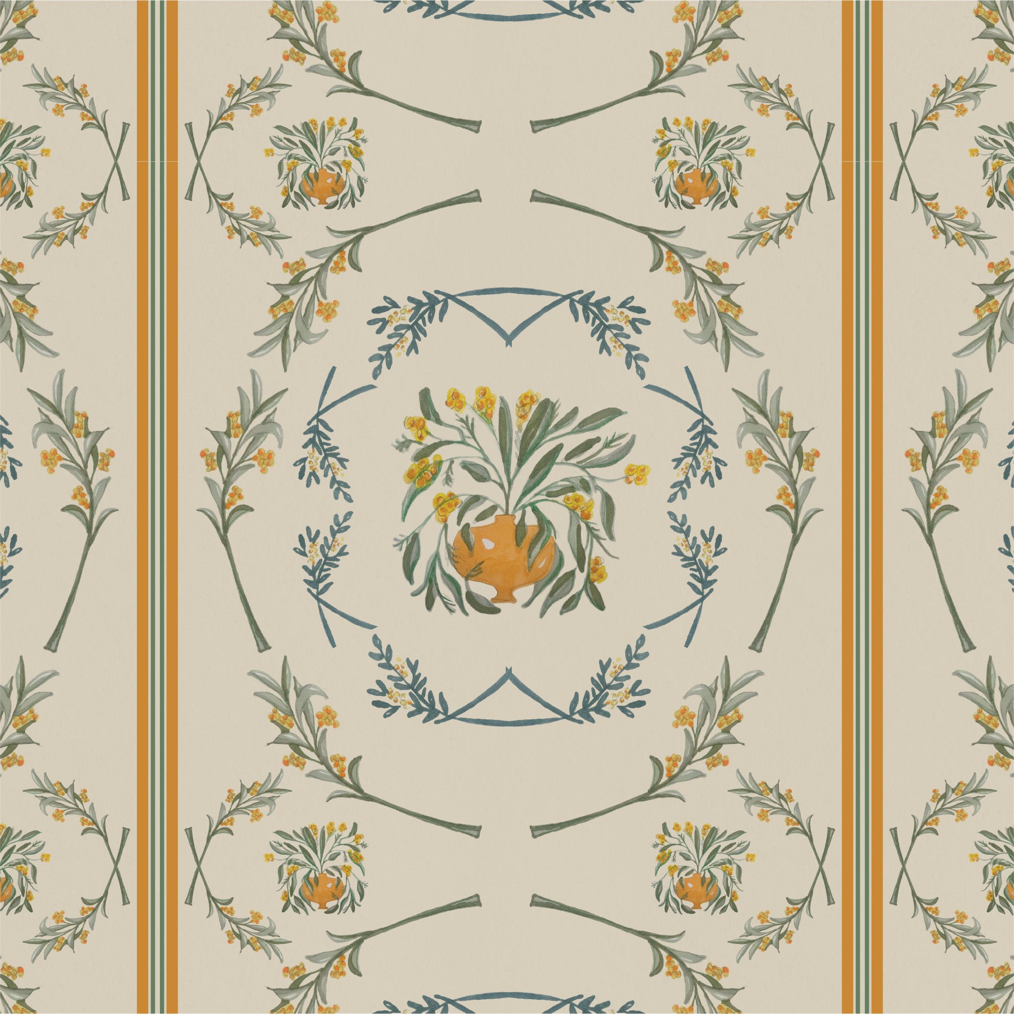 Behang Jardin de Provence