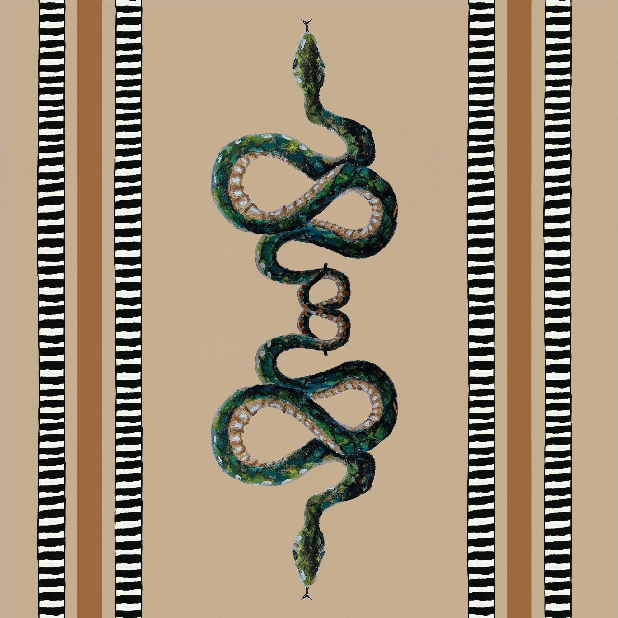 Behang Posh Snakes