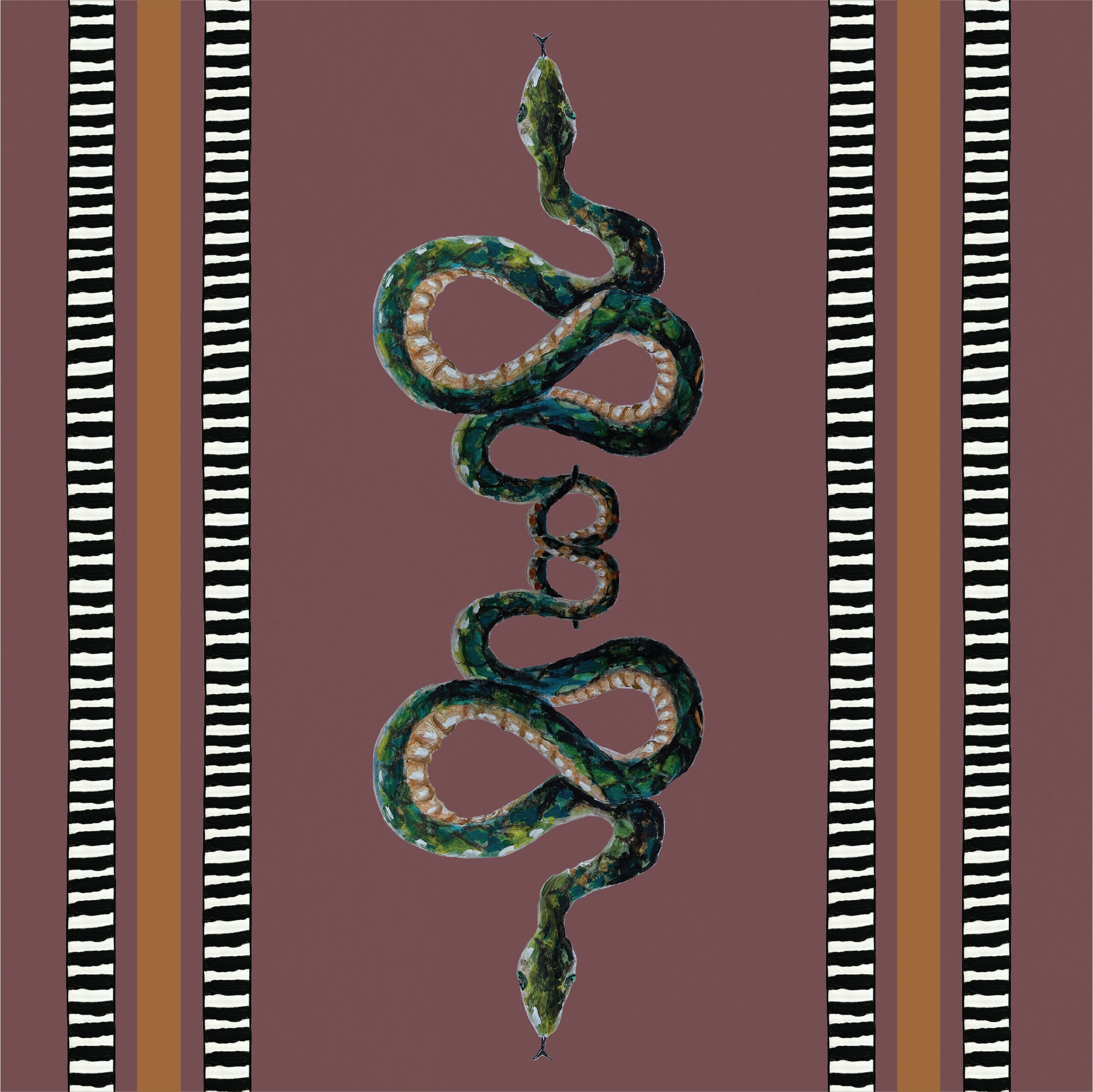 Behang Posh Snakes