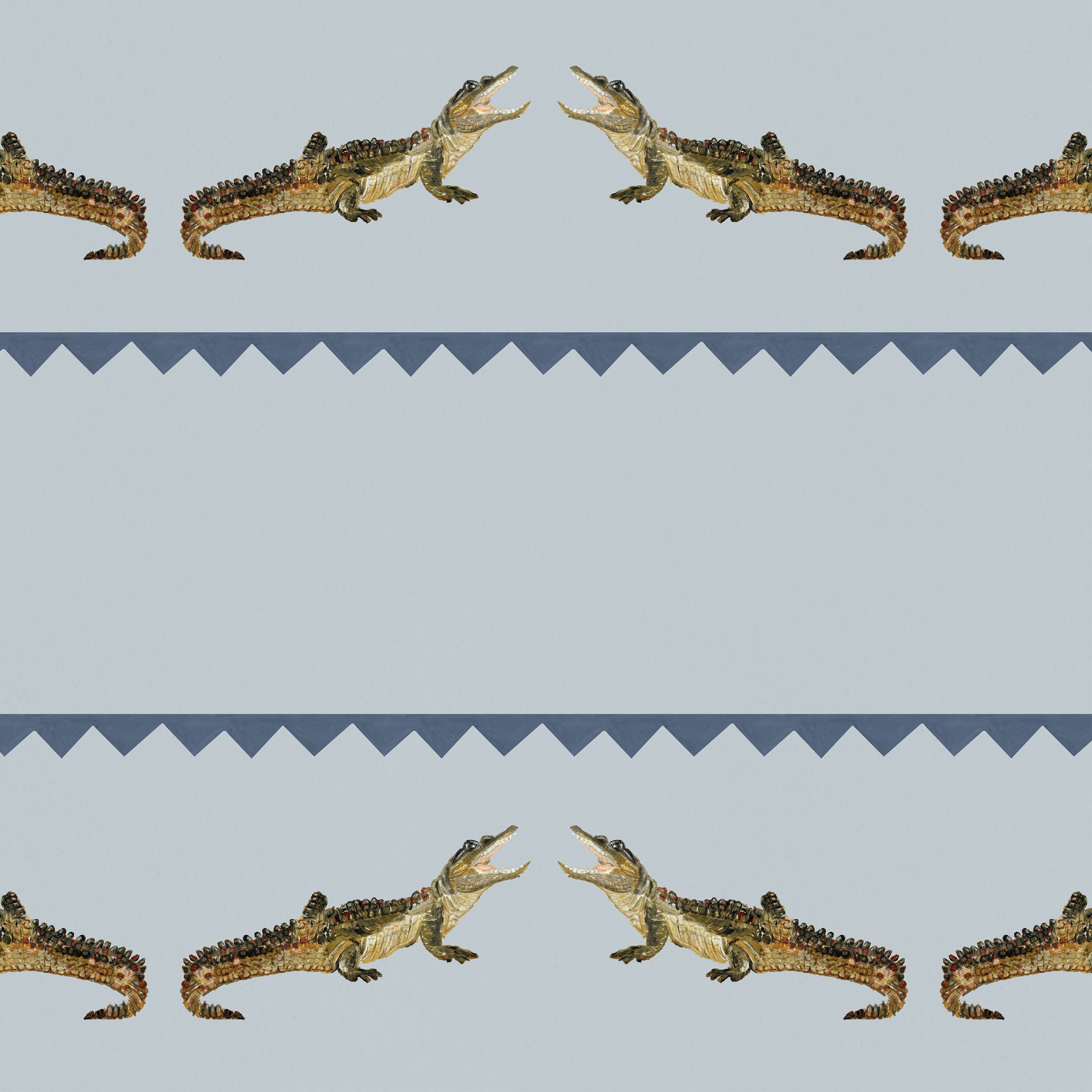 Behang Crocodile Sam