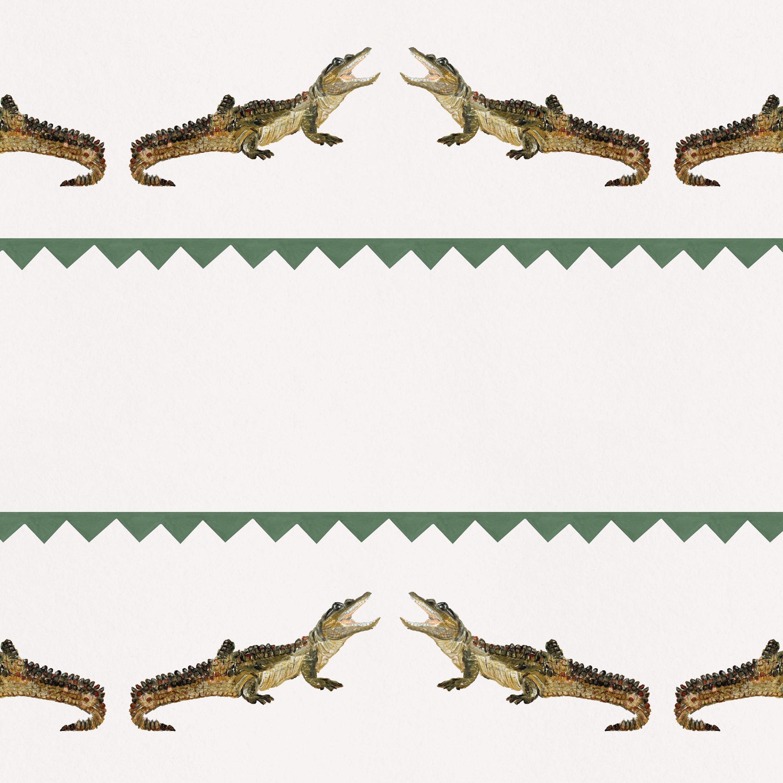 Behang Crocodile Sam