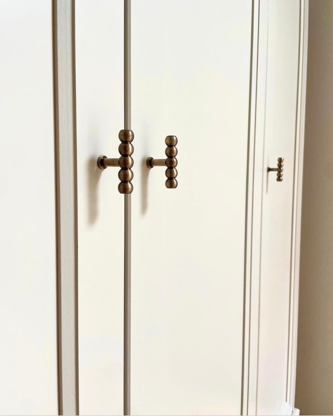 Bobbin brass handle T-bar