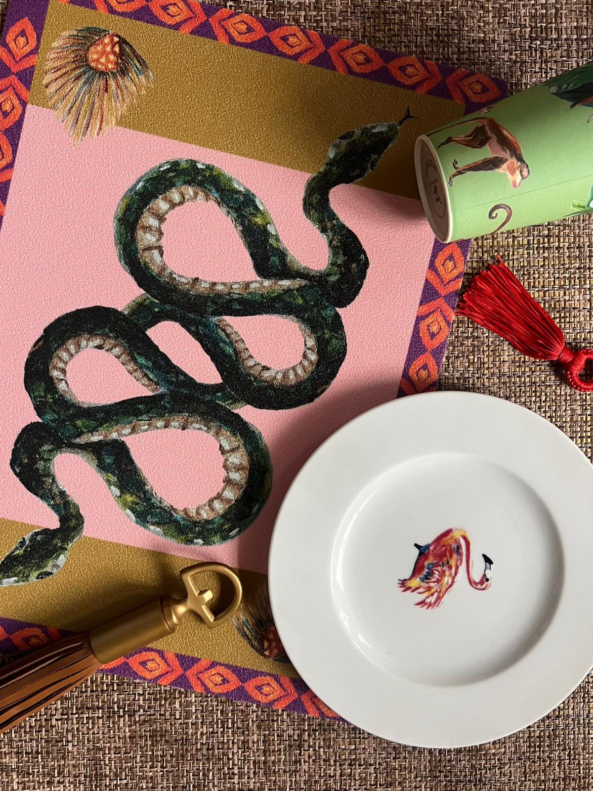 Placemat Sizzling Snake
