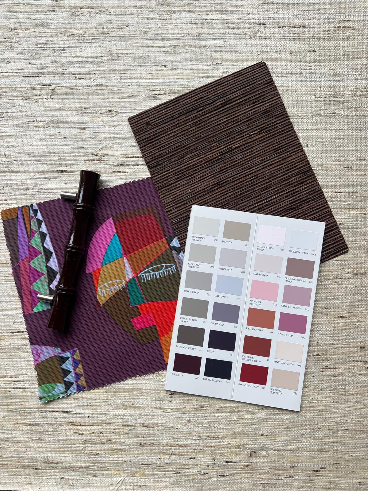 Bamboe houten greep bruin medium