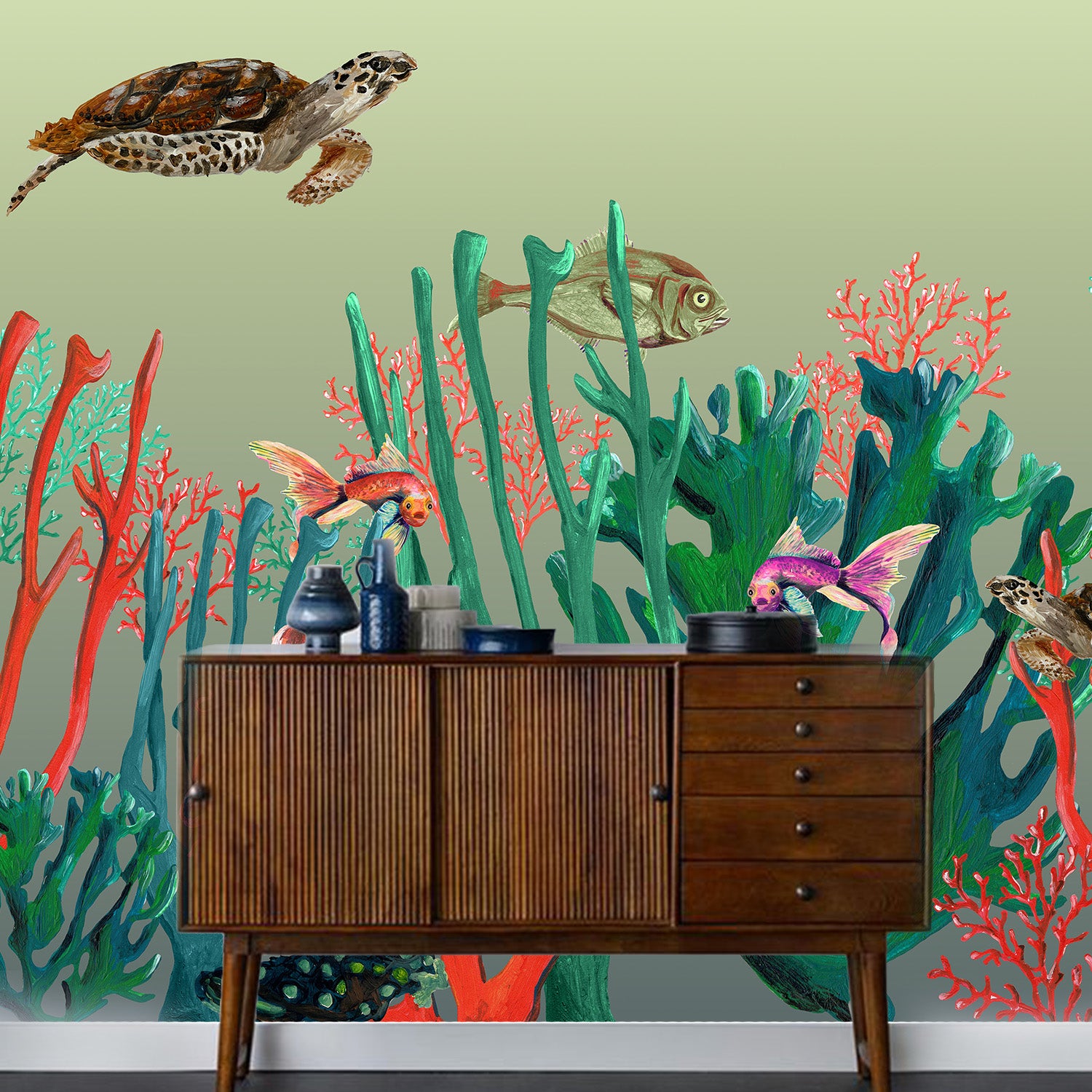 Mural onderwaterwereld
