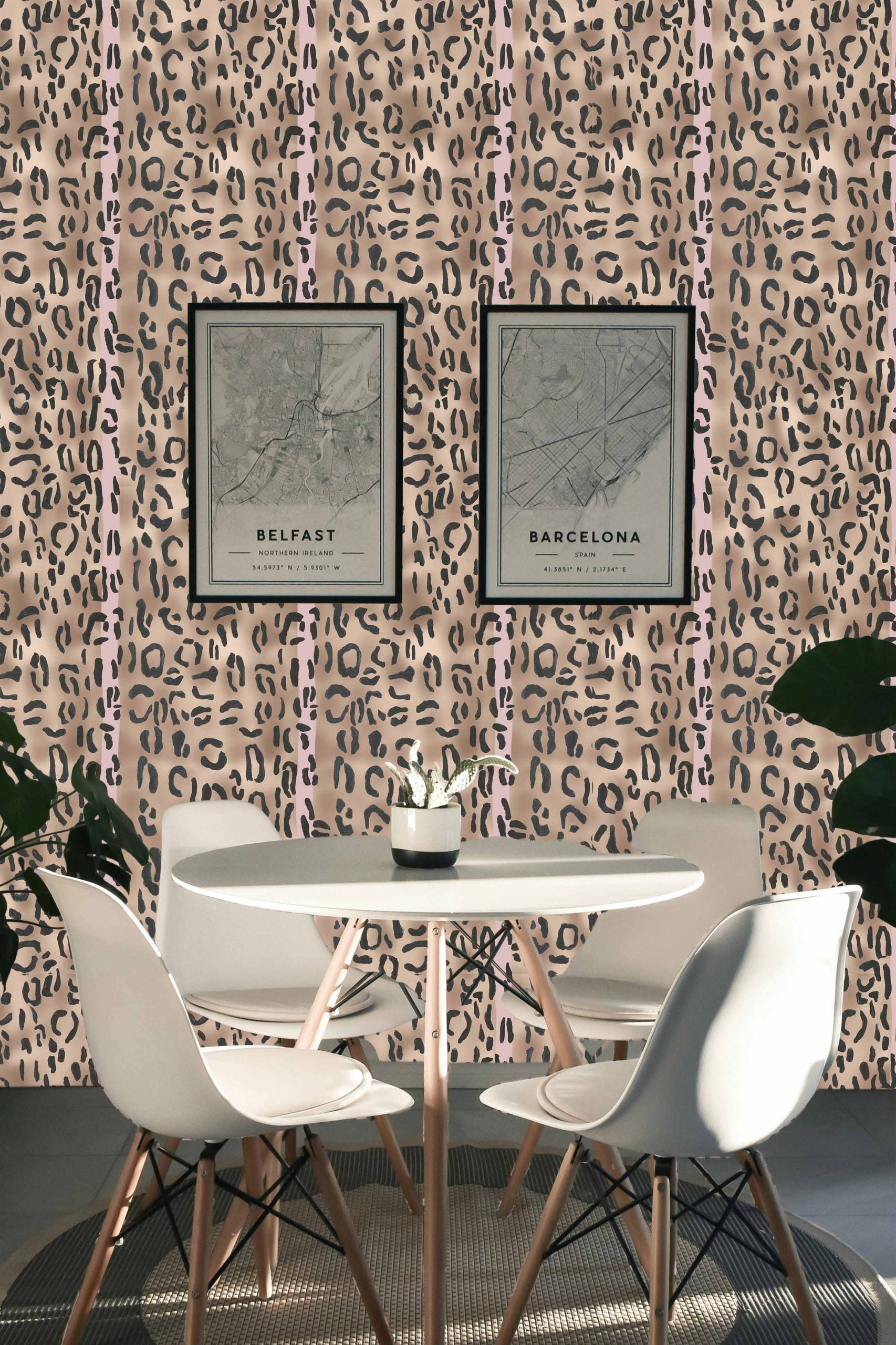 Behang Leopard Print