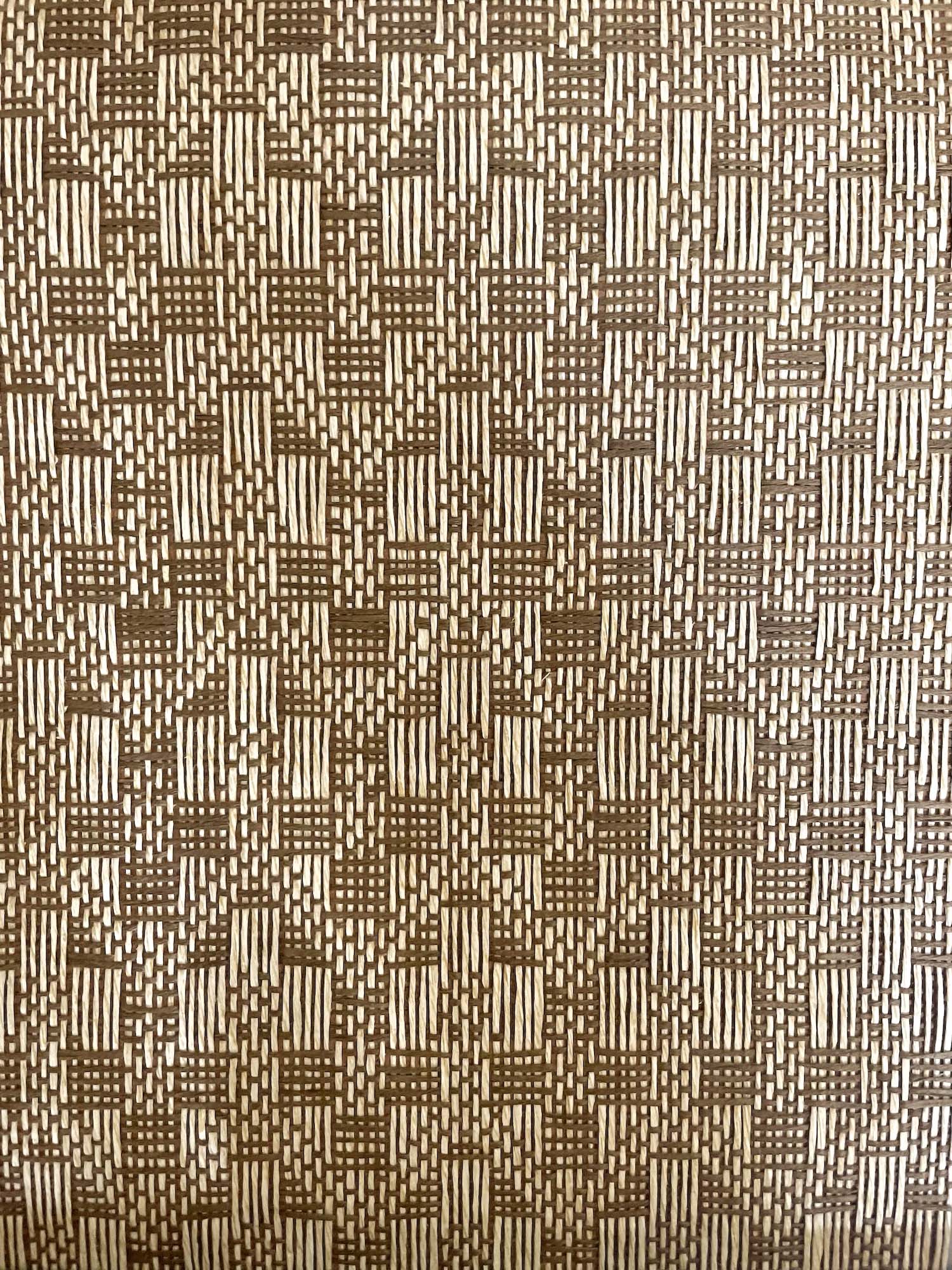 Behang weave aztec geometrisch patroon bruin beige