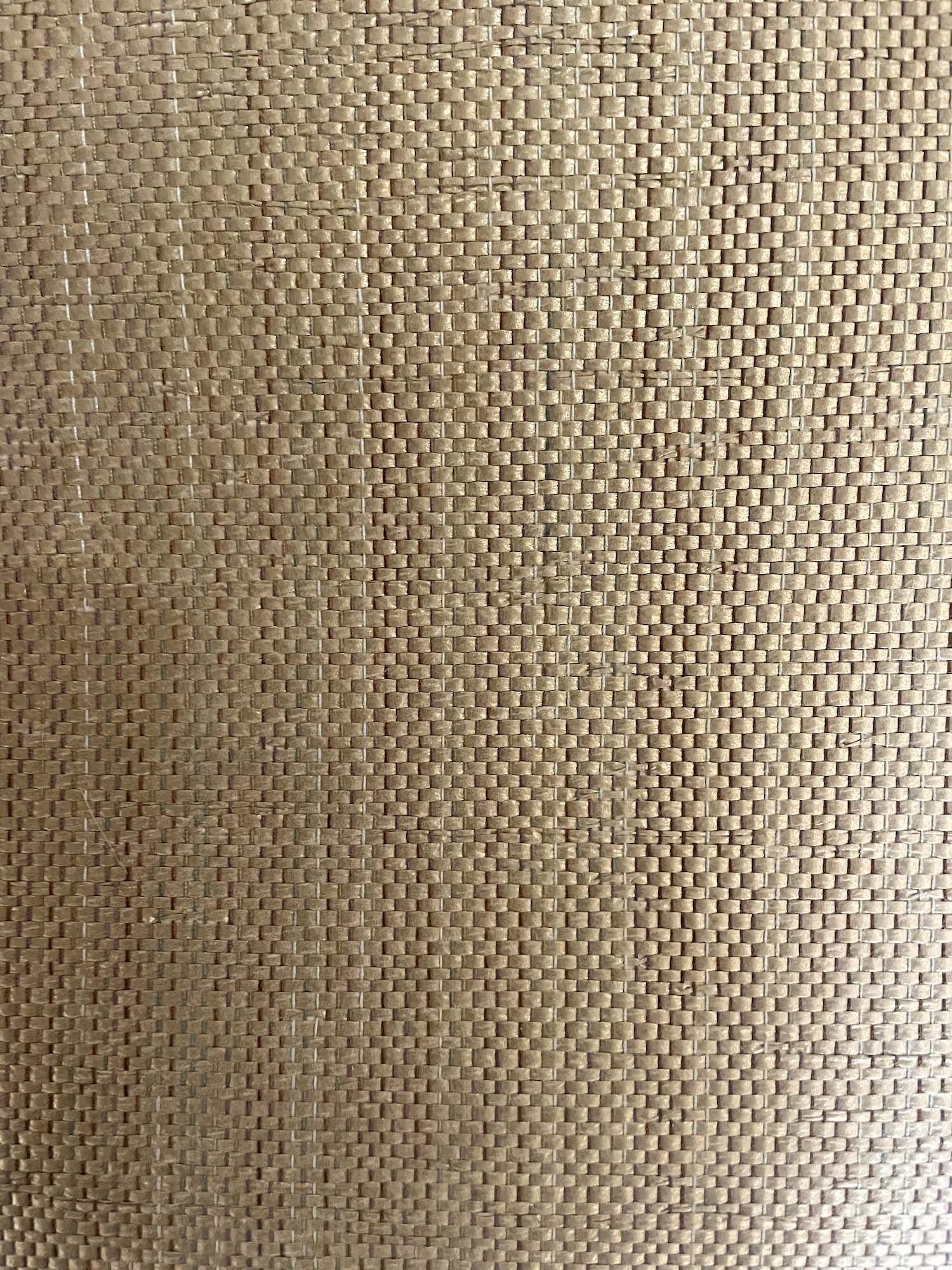 Behang weave goud lichtgroen
