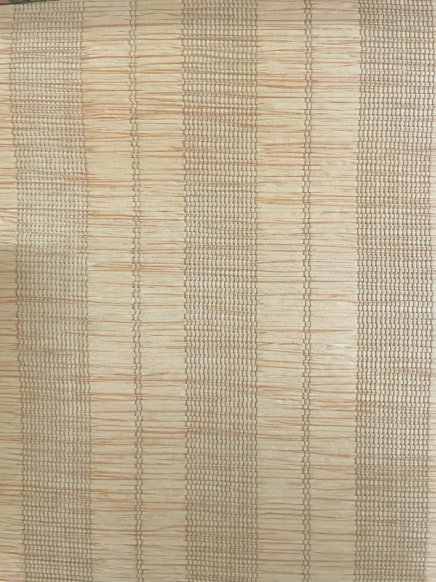 Behang weave stripes warm beige