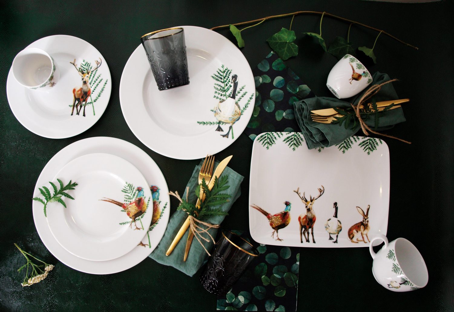 Ontbijtbord wilde gans Festive Season