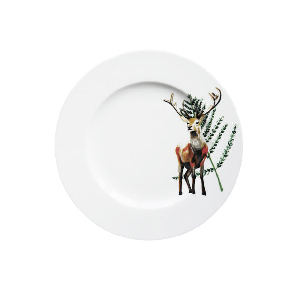 Breakfast Plate Deer Festive Season
