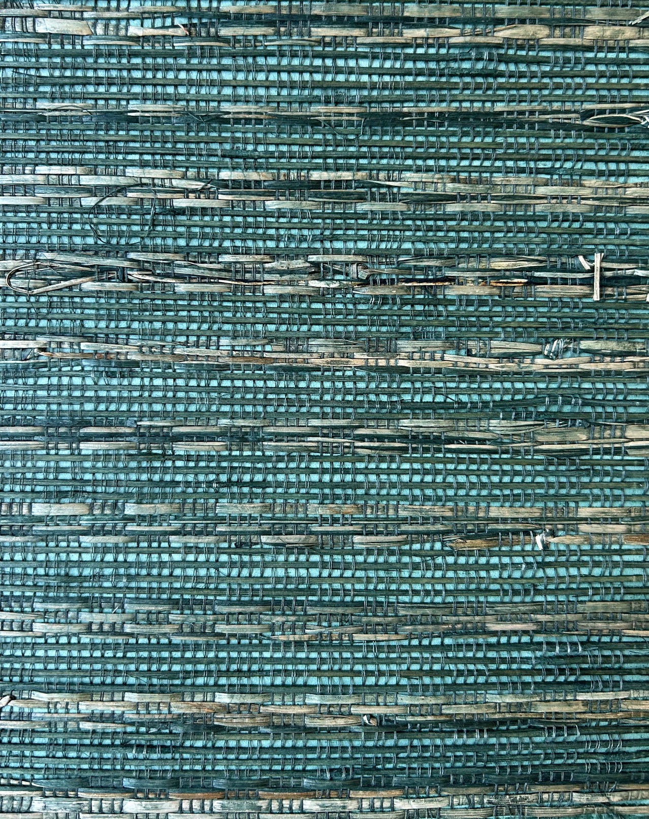 bamboe behang groen en beige mix