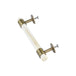 Off white messing greep large