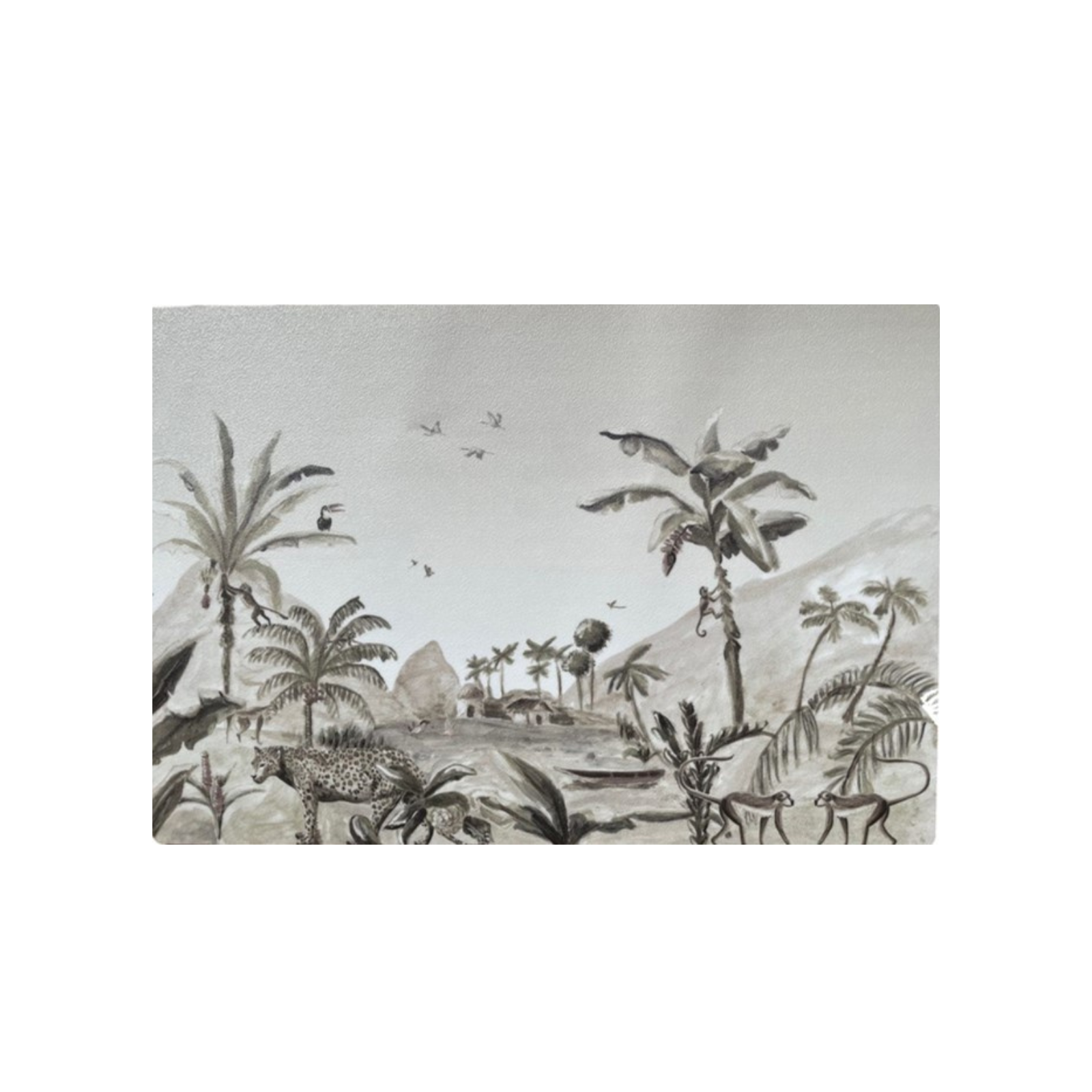 Placemat Jungle Landscape sepia