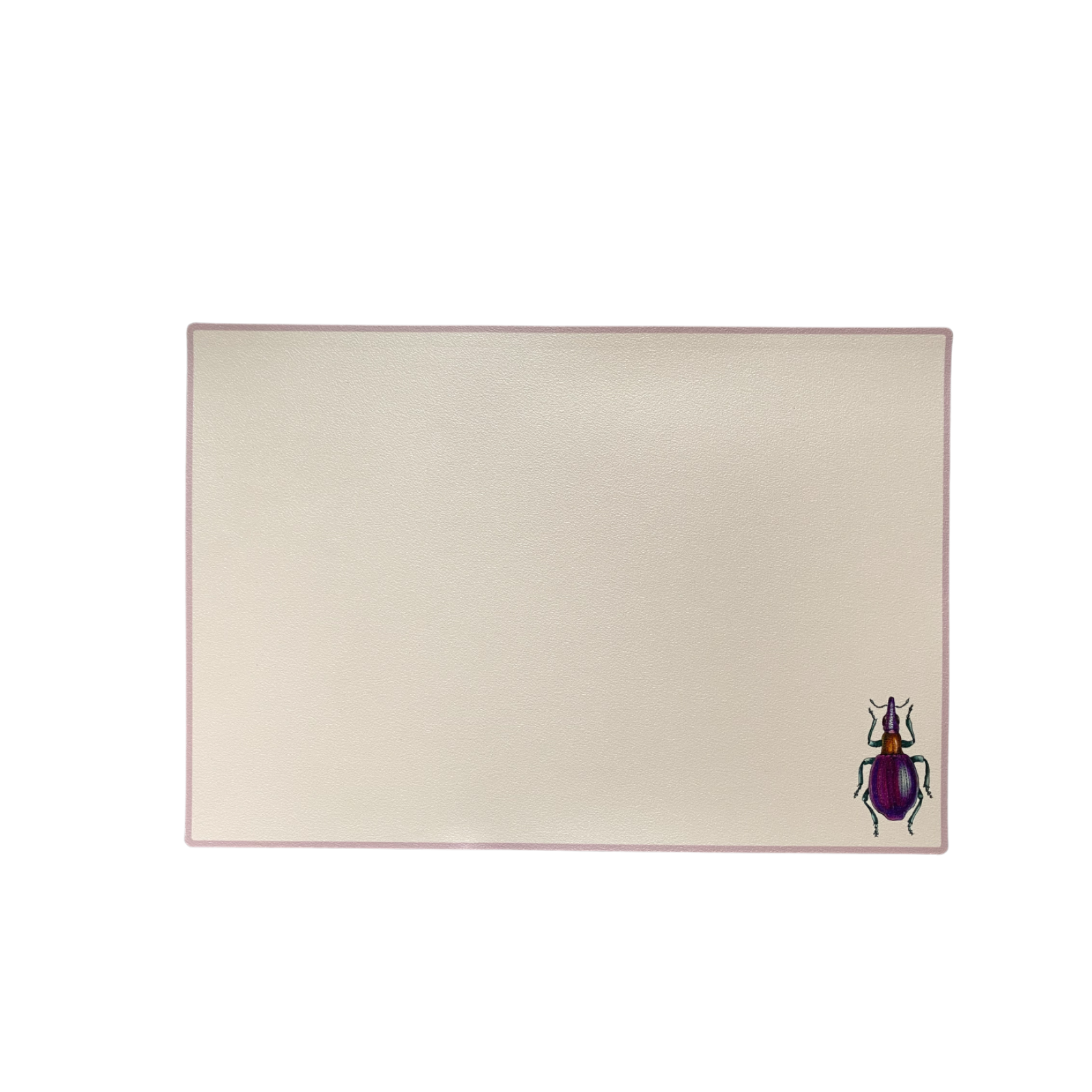 Placemat roze insect