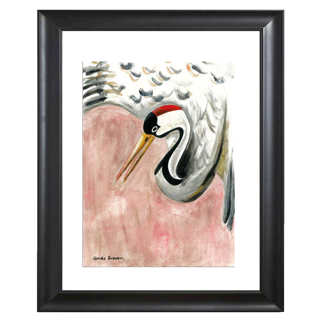Art print crane