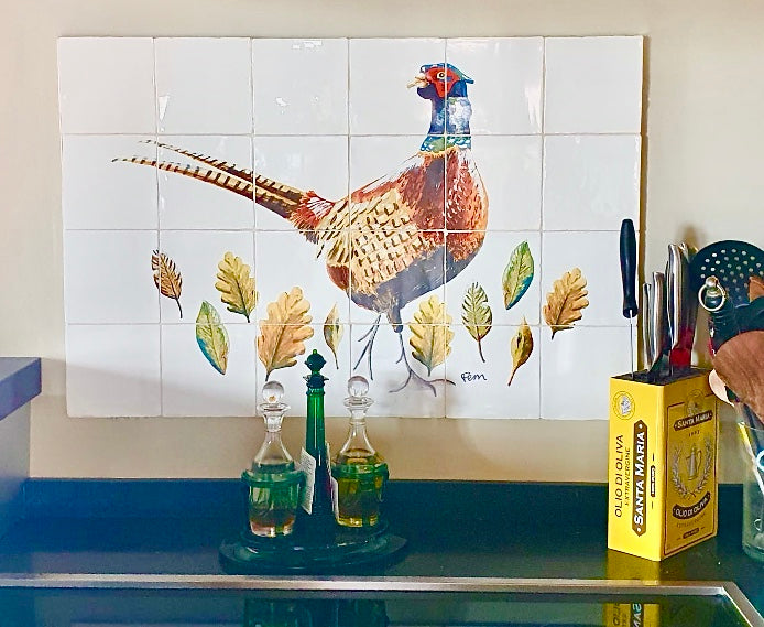 Tegeltableau Fazant