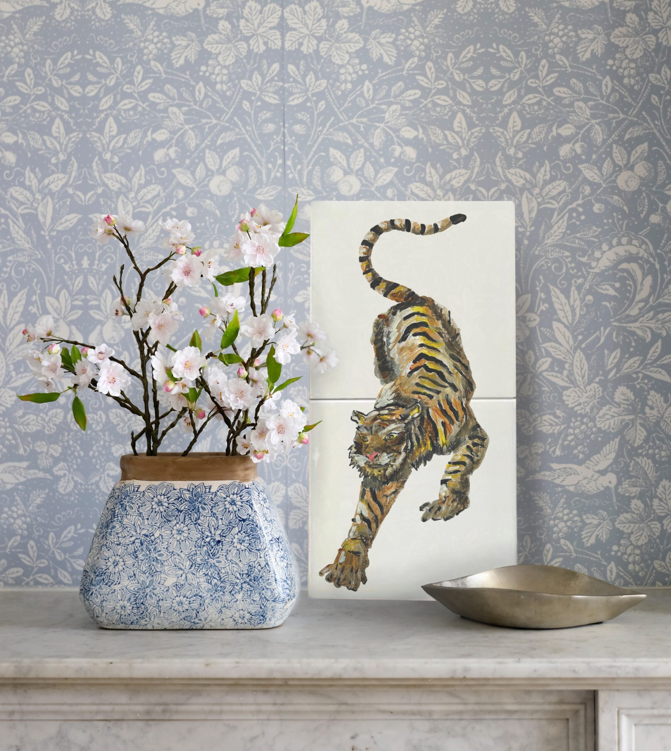 Tegeltableau Tijger