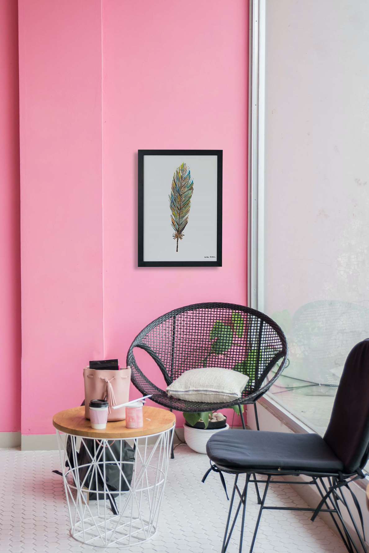 Art print feather
