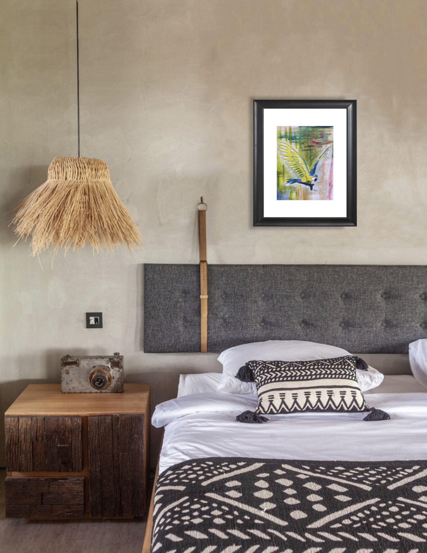 Art print abstract colorful
