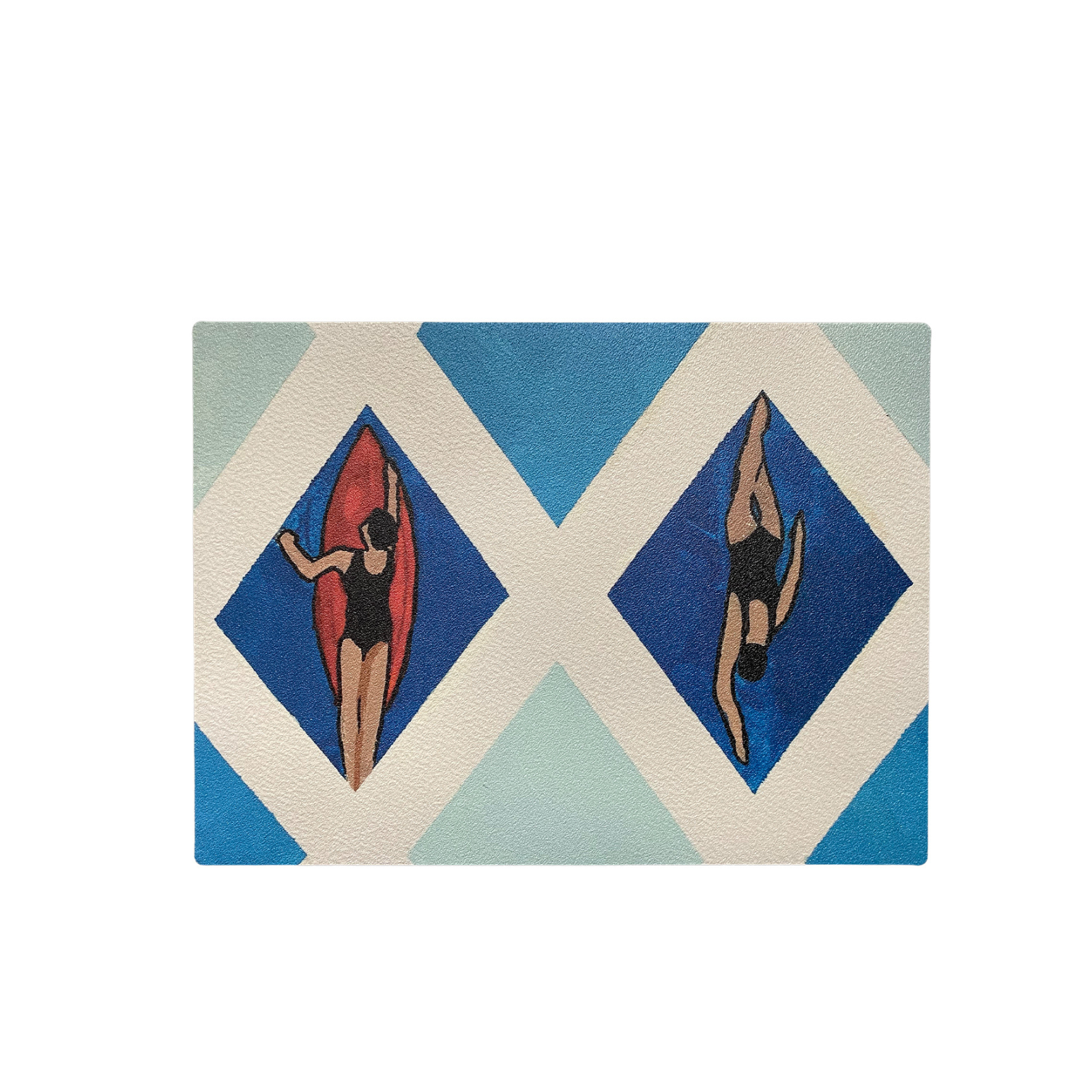 Placemat Women Diving